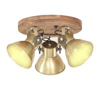 vidaXL Industrial Ceiling Lamp 25 W Brass E27 Hanging Light Hallway Bedroom