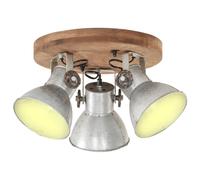 vidaXL Industrial Ceiling Lamp 25 W Silver E27 Hanging Light Hallway Bedroom