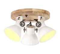 vidaXL Industrial Ceiling Lamp 25 W White E27 Home Decor Hanging Light Fixture
