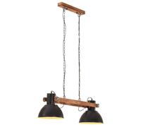 vidaXL Industrial Hanging Lamp 25 W Black 109 cm E27