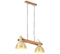 vidaXL Industrial Hanging Lamp 25 W Brass 109 cm E27