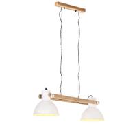 vidaXL Industrial Hanging Lamp 25 W White 109 cm E27, White
