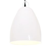 vidaXL Industrial Hanging Lamp 25 W White Round 32 cm E27 Ceiling Light Home