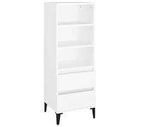 vidaXL Highboard White 40x36x110 cm Engineered Wood UK NEW