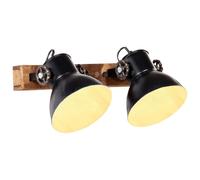vidaXL Industrial Wall Lamp Black E27 Bedside Reading Light Living Room