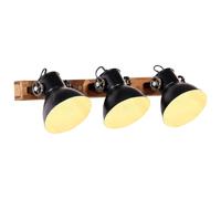 vidaXL Industrial Wall Lamp Black E27 Living Room Bedside Reading Light