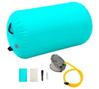 Vidaxl Inflatable Gymnastic Roll With Pump 100X60 Cm Pvc Green