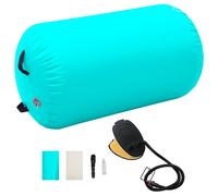 vidaXL Inflatable Gymnastic Roll with Pump Cylinder Gym Training Roller Home Exe