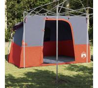 vidaXL Inner Tent with Roof Grey and Orange 280 x 220 x 176 cm Taffeta