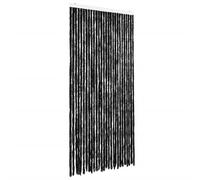 vidaXL Insect Curtain Anthracite Chenille Mosquito Screen 118x220 cm - Doorway Insect Barrier for Home/Caravan