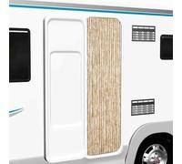 vidaXL Insect Curtain Beige 56x200 cm Chenille Doorway Fly Mosquito Bug Screen