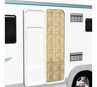 vidaXL Insect Curtain Beige 90x200 cm Chenille Doorway Fly Mosquito Bug Screen