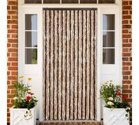 (beige and light brown, 118 x 220 cm) vidaXL Fly Curtain Door Curtain Fly Screen Fly Blind Insect Curtain Chenille