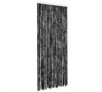 vidaXL Insect Curtain Chenille Protection Screen Fly Screen Mosquito Guard Curtain Including Hooks Adjustable Lightweight 90x220cm Anthracite
