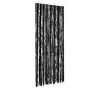 vidaXL Insect Curtain Doorway Fly Mosquito Bug Blind Screen Guard Curtain Adjustable Mobile Home House CaravanAnthracite 90x200 cm Chenille
