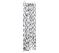 vidaXL Insect Curtain Home Decor Doorway Curtain Hanging Fly Insect Bug Mosquito Door Screen Blind Guard Light and Dark Grey 56x185 cm Chenille
