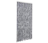 vidaXL Insect Curtain Silver 100x220 cm Chenille