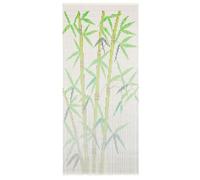 vidaXL Insect Door Curtain with 90 Strands of Fine Bamboo Stems Home Garden Elegant Quiet Mosquitoes Fly Window Screen Bamboo 90x200cm