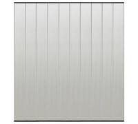 vidaXL Insect Door Screen with 10-Piece Mesh Curtain Black 240x240 cm