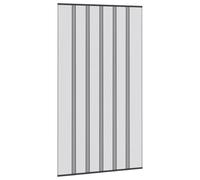 vidaXL Insect Door Screen with Mesh Curtain Black Polyester, Rectangular, Light Weight, Fly Curtain, Modern Design, Insect Barrier, Easy Installation, Bug Blocking Screen, Polyester Mesh