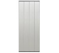 vidaXL Insect Door Screen with Mesh Curtain, Fly Screen Door for Balcony Sliding Living Room Children's Room, Mosquito Net, Black Polyester