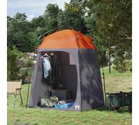 vidaXL Instant Tent 2-Person Quick-Release with Roof Grey and Orange