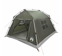 vidaXL Instant Tent Water-resistant 3-Person Army Green, Modern Portable Camping Tent, Lightweight Family Shelter, Quick Setup Outdoor Gear, Waterproof Backpacking Solution