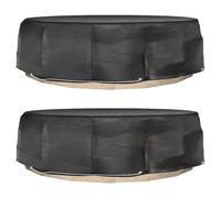 Island Lounge Covers 2 pcs 8 Eyelets Ø188x50 cm Round