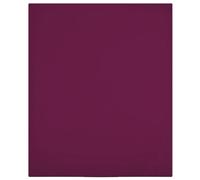 vidaXL Jersey Fitted Sheet Bordeaux 180x200 cm Cotton