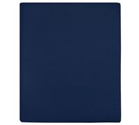 Vidaxl Jersey Fitted Sheet Navy Blue 100X200 Cm Cotton Jersey Fitted Sheets