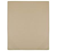 vidaXL Jersey Fitted Sheets 2 pcs Taupe 160x200 cm Cotton