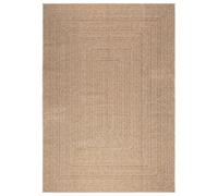 vidaXL Rug ZIZUR 160x230 cm Jute Look Indoor and Outdoor