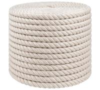 vidaXL Jute Rope 10 White 100% Tossa Natural Rope Garden Rope Jute Rope Multi-Purpose Rope Craft Rope for Indoor Outdoor Rustic Multifunctional