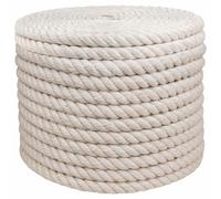 vidaXL Jute Rope 16 White 100% Tossa Natural Rope Garden Rope Jute Rope Multi-Purpose Rope Craft Rope for Indoor Outdoor Rustic Multifunctional