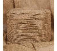 VidaXL Natural Jute Rope - 250m Length, 8mm Thickness - Perfect for Arts, Crafts, Decorations, Gardening - Durable, Weather-Resistant, Easy-to-Use