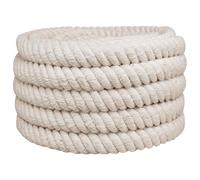 vidaXL Jute Rope 36 mm White 100% Tossa jute
