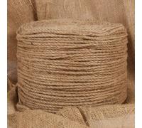 vidaXL Jute Rope 50 m Long 6 mm Thick