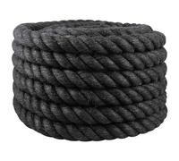 vidaXL Jute Rope 60 mm Black 100% Tossa Jute
