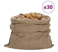 vidaXL Jute Sacks 30 pcs 100x110 cm 100% Jute 340 gsm