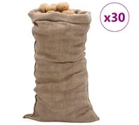vidaXL Jute Sacks 30 pcs 65x135 cm 100% Jute 220 gsm