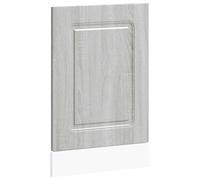 vidaXL Dishwasher Panel Kalmar Grey Sonoma 45x1.5x67 cm Engineered Wood