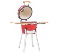 vidaXL Kamado Barbecue Grill Smoker Ceramic Outdoor Cooking Smoke BBQ Grill