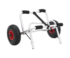 vidaXL Kayak Trolley Foldable Universal Kayak Cart Boat Carrier 45kg Aluminium