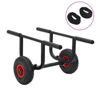 vidaXL Kayak Trolley SUP Kayak Cart Boat Carrier Canoe Cart 90 kg Aluminium