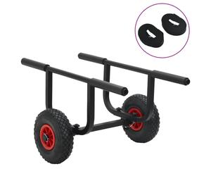 vidaXL Kayak Trolley SUP Kayak Cart Boat Carrier Canoe Cart 90 kg Aluminium