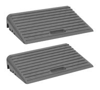 vidaXL 2x Kerb Ramps Rubber Wheelchair Rollator Trolley Road Door Curb Ramp