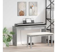 vidaXL Keyboard Stand Concrete Grey 120 x 32 x 64 cm Engineered Wood