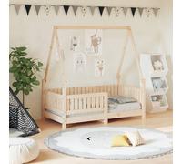 vidaXL Kids Bed Frame 70x140 cm Solid Wood Pine