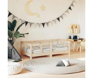 vidaXL Kids Bed Frame 70x140 cm Solid Wood Pine