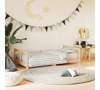 Kids Bed Frame Wooden Bed Base Bedstead for Children Solid Wood Pine vidaXL
